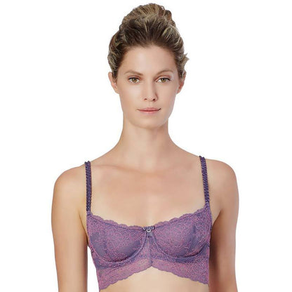 Sostén de media copa con encaje largo Montelle Boudoir Glamour