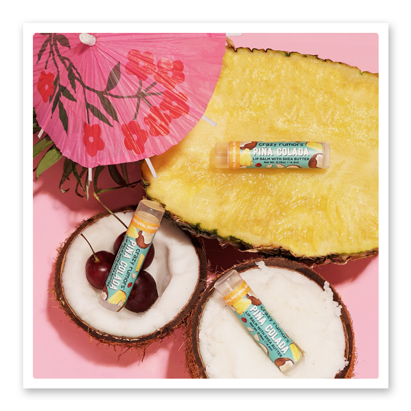 Bálsamo labial de piña colada