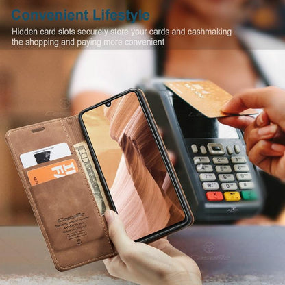 Estuche tipo billetera magnética de lujo con tapa para iPhone 7, 8, X, 11, 12, 13